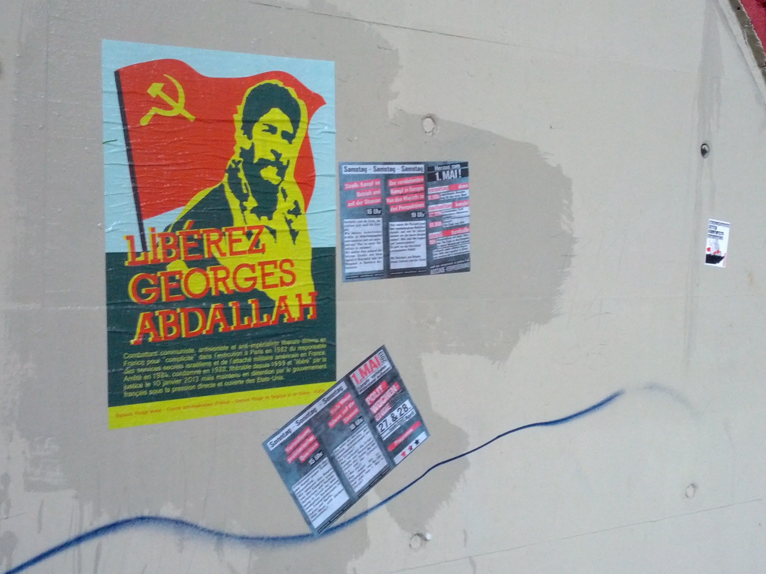 Collage pour Georges Ibrahim Abdallah