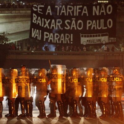 Manifestation à Sao Paulo