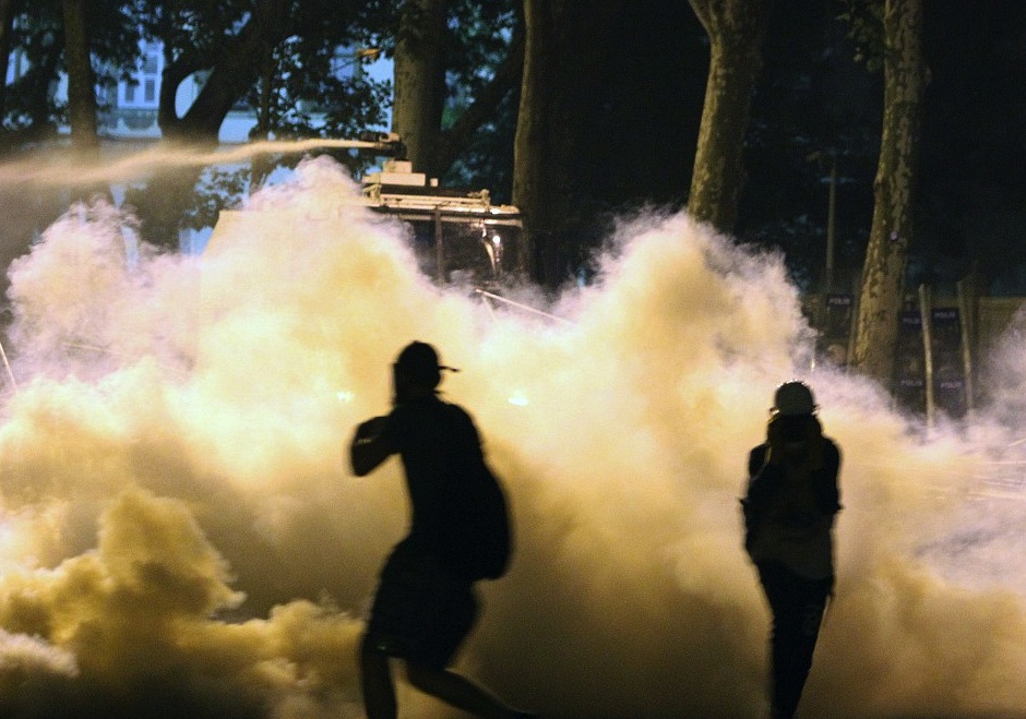 Gaz lacyrmogène à Ankara