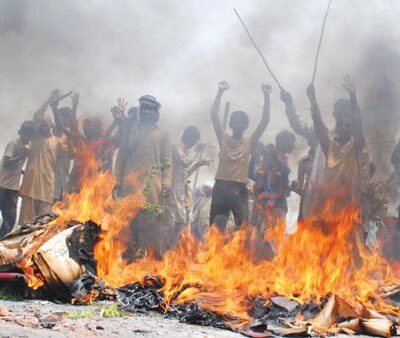 Manifestation contre les coupures d'électricité au Pakistan