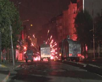 Manifestation dans la banlieue d'Istanbul