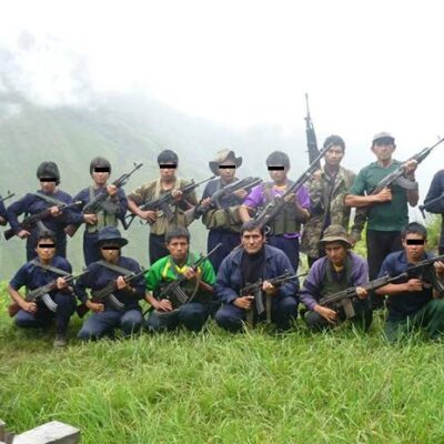 guérilleros maoïstes au Pérou