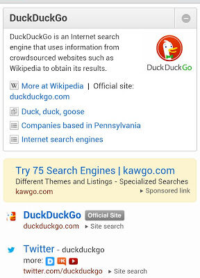 Duckduckgo, un moteur de recherche respectueux de la vie privée