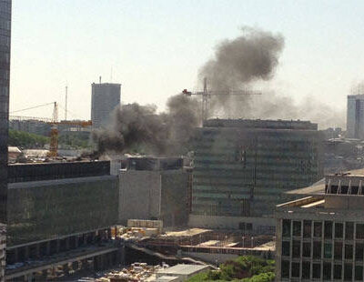 incendie siège police