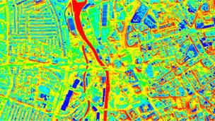 image thermique drone slough