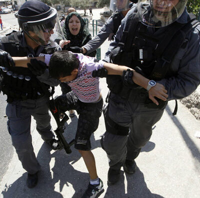azrrestation enfant palestinien