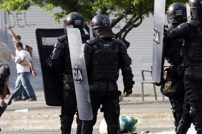 affrontements paysans-policiers en Colombie