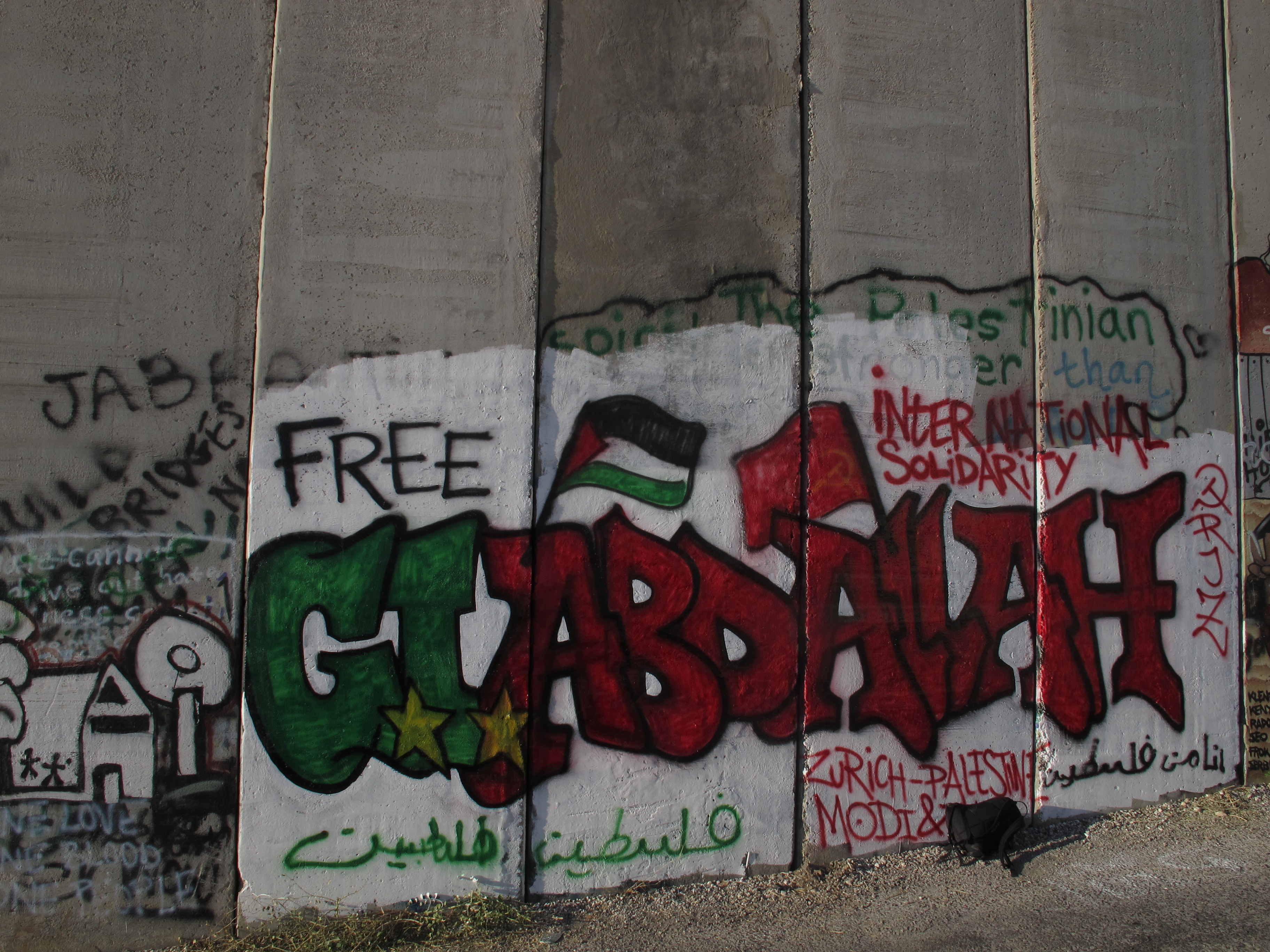 Tag de solidarité avec Georges Ibrahim Abdallah