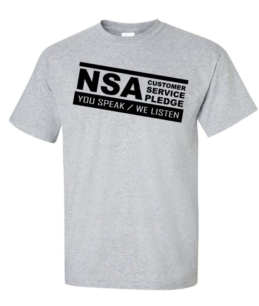 Service client NSA : Vous parlez, nous écoutons Service client NSA : Vous parlez, nous écoutons