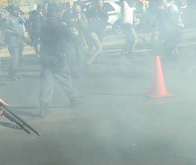 Répression dans la banlieue de Soweto