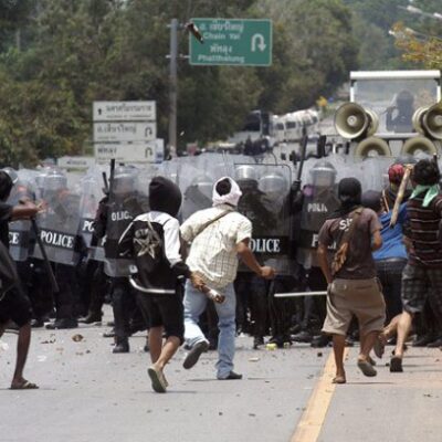 Manifestation des producteurs de caouthcouc