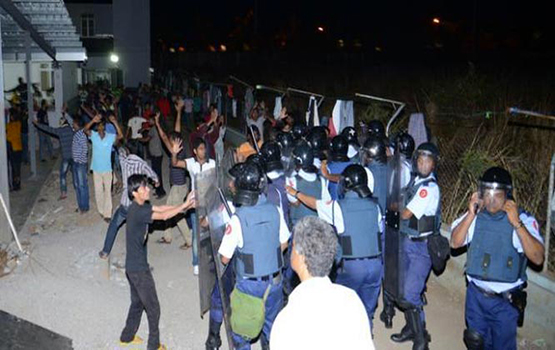 répression des ouvriers bangladais à l'île Maurice