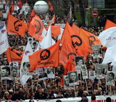 Manifestation pour la libération des prisonniers politiques à Moscou