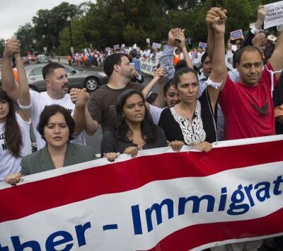 manifestation immigration USA