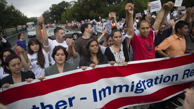 manifestation immigration USA