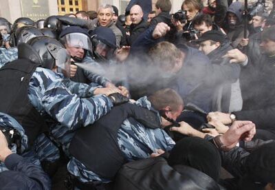 Manifestation de l'opposition à Kiev