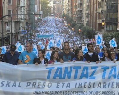 manifestation à Bilbao