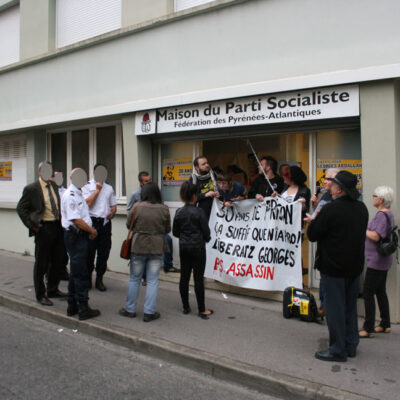 Occupation du PS à Pau