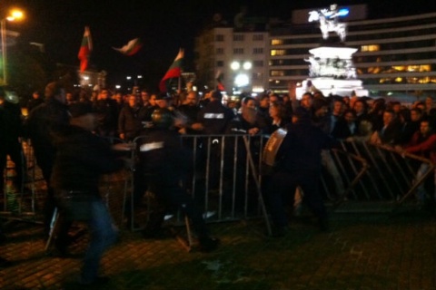 Manifestation anti-gouvernementale à Sofia
