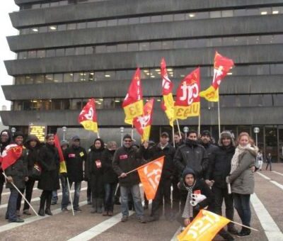 Les syndicalistes de H&M devant le tribunal