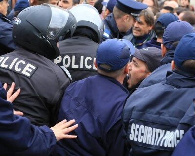 Déploiement policier à Sofia