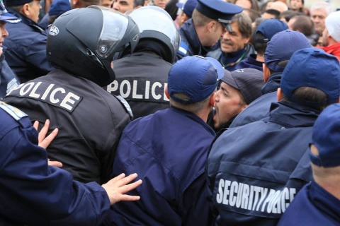 Déploiement policier à Sofia