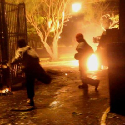 manif anarchiste santiago