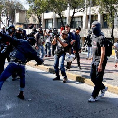 Manifestation anti-gouvernementale à Mexico