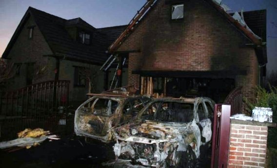 bruges, incendie chez le directeur de prison