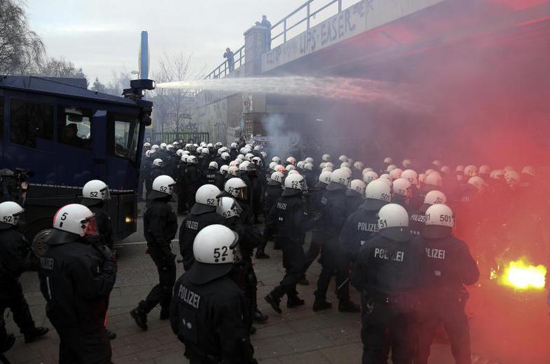 Manifestation contre la fermeture du centre Rote Flora