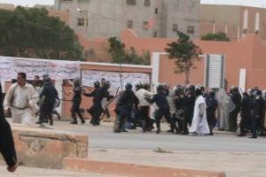 Manifestation à Laayoune