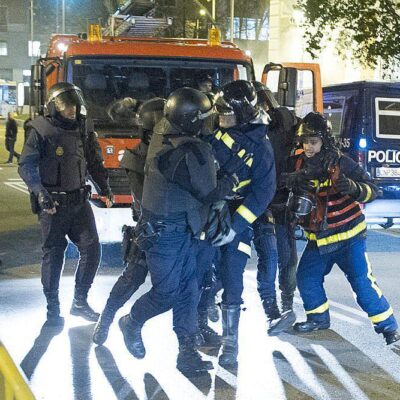 Manifestation à Madrid en solidarité avec Burgos