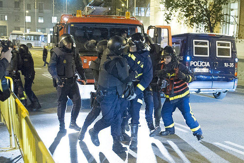 Manifestation à Madrid en solidarité avec Burgos