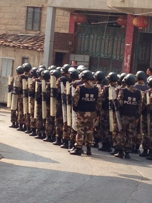 Déploiement policier à Fujian