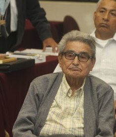 Président Gonzalo à son procès