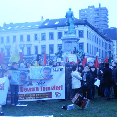 manifestation anti-erdogan à Bruxelles