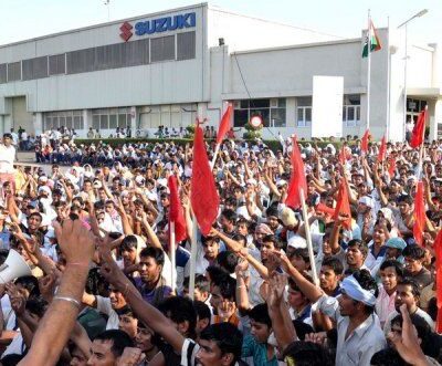 Maruti Suzuki grévistes