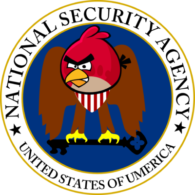 Parodie du logo de la NSA