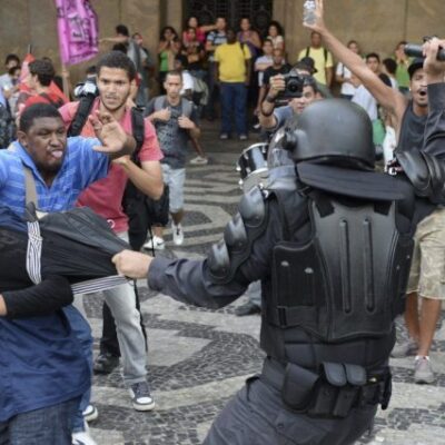 Manifestation à Rio