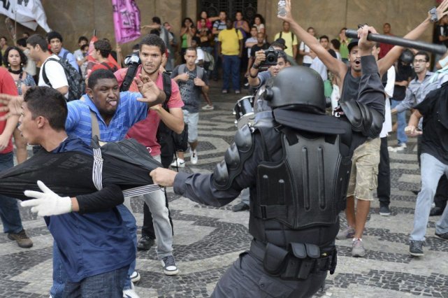 Manifestation à Rio