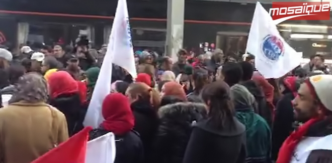 Manifestation des travailleurs de la COFAT