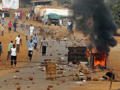 Emeute de l'électricité à Conakry
