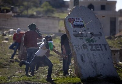 Jeunes Palestiniens à Birzeit