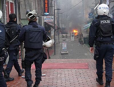 Déploiement policier à Istanbul