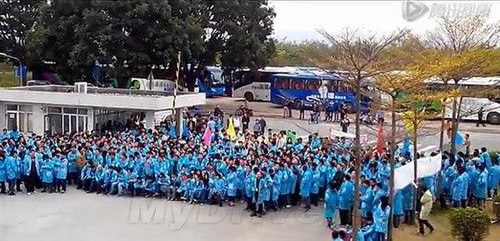 grévistes d'IBM en Chine