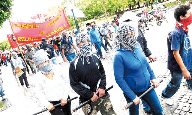 Une manifestation du MOVADEF
