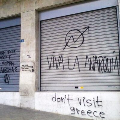 Manifestation contre les prisons à Athènes