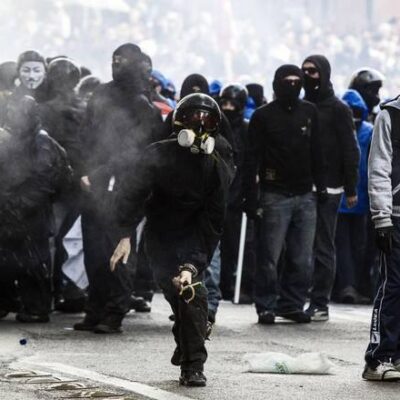 Les affrontements du 12 avril 2014 à Rome