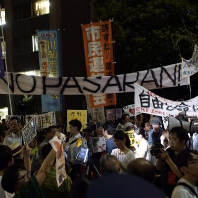 Manifestation antifasciste au Japon