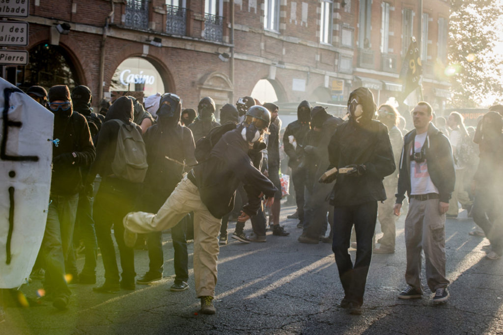 La manifestation du premier novembre à Toulouse